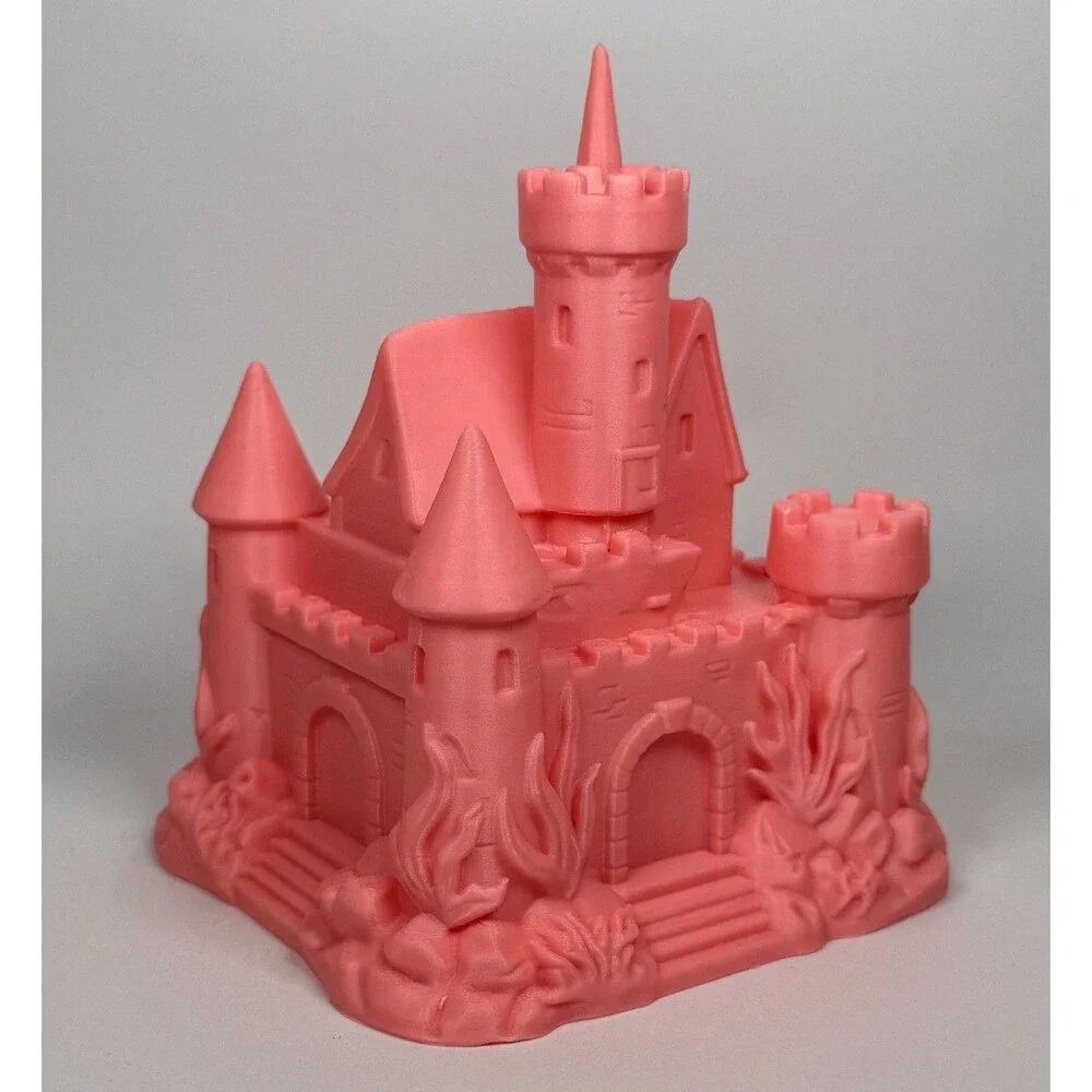 Sea Monkey Pink Glow In The Dark Castle Toy